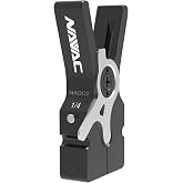 NAVAC NAQC2 1/4 Inch OD Flaring Clamp for NEF6LM Power Flaring Tool | 1/4-inch OD flaring clamp made for the NAVAC NEF6LM power flaring tool for properly sized HVAC tubing connections.