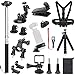 Skyreat Expansion Accessories Kit Compatible with DJI Osmo Pocket Handheld Camera Mounts Chest Strap Bike Car Backpack Clip Mount Tripod Holder