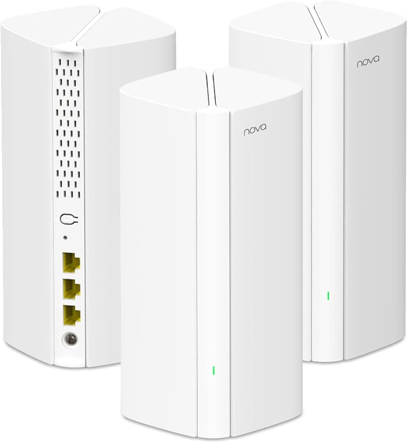 Tenda Nova MX12 AX3000 Mesh Wi-Fi 6 System 3-Pack 7000sq ft 160+ Devices