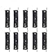 SACKORANGE 10 pcs 1 x 1.5V AA Wire Lead Battery Storage Box Case Holder(10 pcs AA)