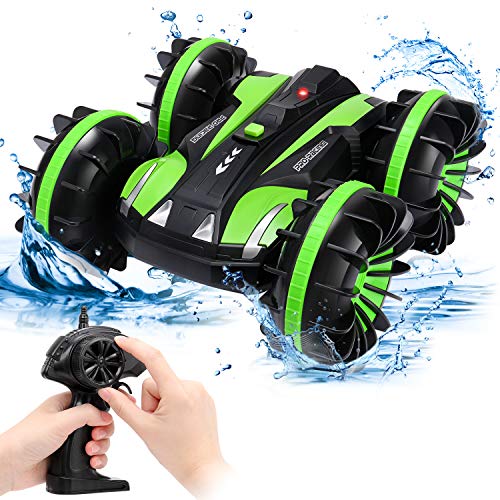 SGILE RC Stunt Car Toy, Remote Control Car with 2 Sided 360 Rotation