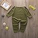 Newborn Infant Baby Girls Clothes Long Sleeve Off Shoulder Romper Jumpsuit (S(0-6months))