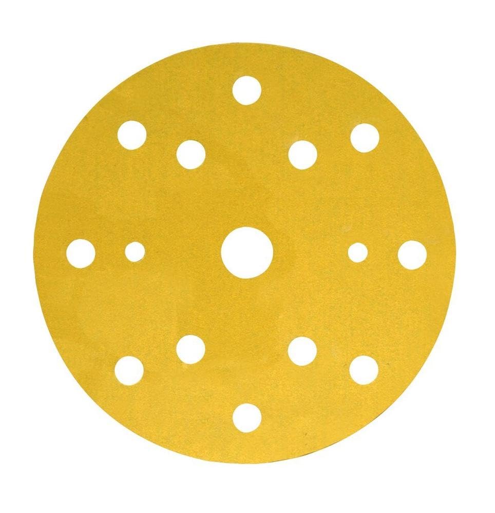 3M Hookit Paper Disc 255P, 150 mm, 15 Hole LD961A, P150 - 100 Discs/Box