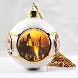 Universal Studios Wizarding World of Harry Potter Deluxe Hogwarts Castle China Christmas Ornament