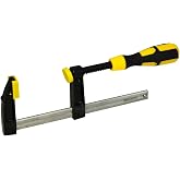 SURTEK Bar Clamp - 8" F-Clamp with Ergonomic Handle &amp; Push-Button Adjustment - 107116