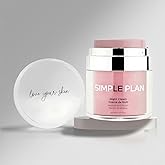 SIMPLE PLAN Night Cream – Restorative Hydrating Face Cream with Ceramides & Hyaluronic Acid | Anti-Aging Night Moisturizer for Face | Nourishing Facial Moisturizer for Women & Men – 50ml