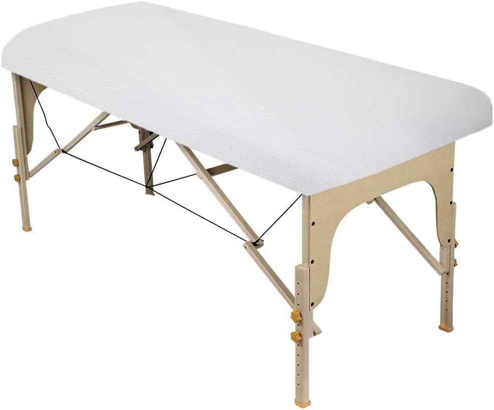 ForPro Premium Microfiber 3-Piece Massage Sheet Set, White, Ultra-Light, Stain and Wrinkle-Resistant, Includes Massage Flat Sheet, Massage Fitted Sheet, and Massage Face Rest Cover: Health & Personal Care