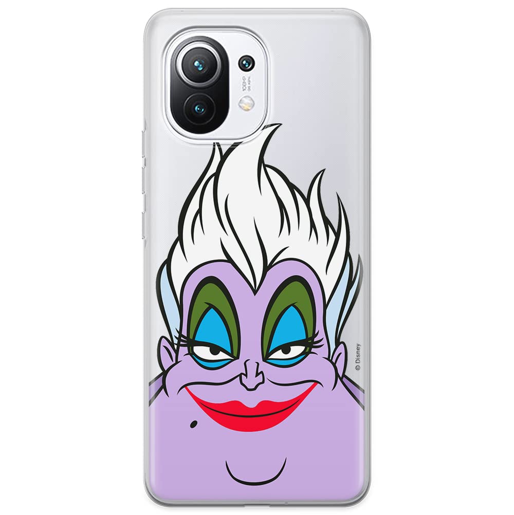 ERT GROUP mobile phone case for Xiaomi 11 original and officially Licensed Disney pattern Ursula 002 optimally adapted to the shape of the mobile phone, partially transparent — image 1