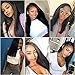 Brazilian Virgin Human Hair 100% Unprocessed Silky Straight lace Frontal With Baby Hair Remy Hair Ear to Ear Lace Closure Natural Black Color(16 Inch 13x4 frontal)