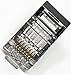Tupavco TP807 Shielded CAT6 RJ45 Crimp Connector (100 Pack Bag) 8P8C STP Ethernet Network Cable Plug Crimp Jack...