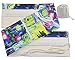 Hz.Codelo Large Capacity Pencil Wrap Roll up Case Hold for 150 Colored Pencils, Portable Organizer Holder Set with a Drawstring Bag,Great for Adult Coloring Book -Paints(NO PENCILS included)