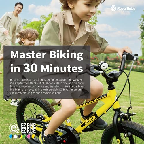 Royalbaby Freestyle EZ Kids Bike, Easy Learn Balancing to Biking