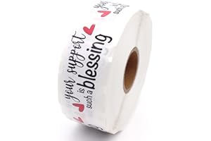 WUZYOU Your Support is Such a Blessing Stickers,Small Business Online Retailers Order Thank You Stickers,Thanks for Your Support Paster, Mail Envelopes Shipping Supplies 500 PCS