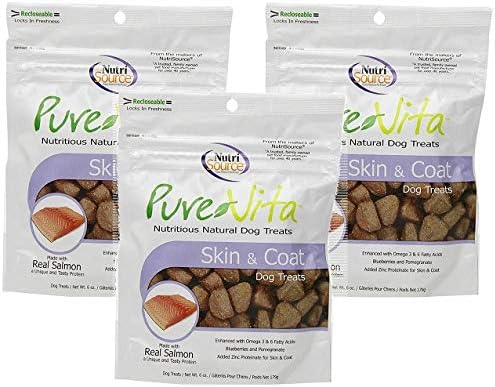 Pure vita skin and coat dog treats Clearance