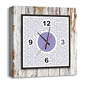 Canvas Wall Art Abstract Cute Clock...