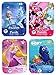 4 Collectible Puzzles Tins for Girls Ages 5+ 6+ Disney Princess Rapunzel Frozen Minnie Mouse Finding Dory Nemo Gift Set Bundle
