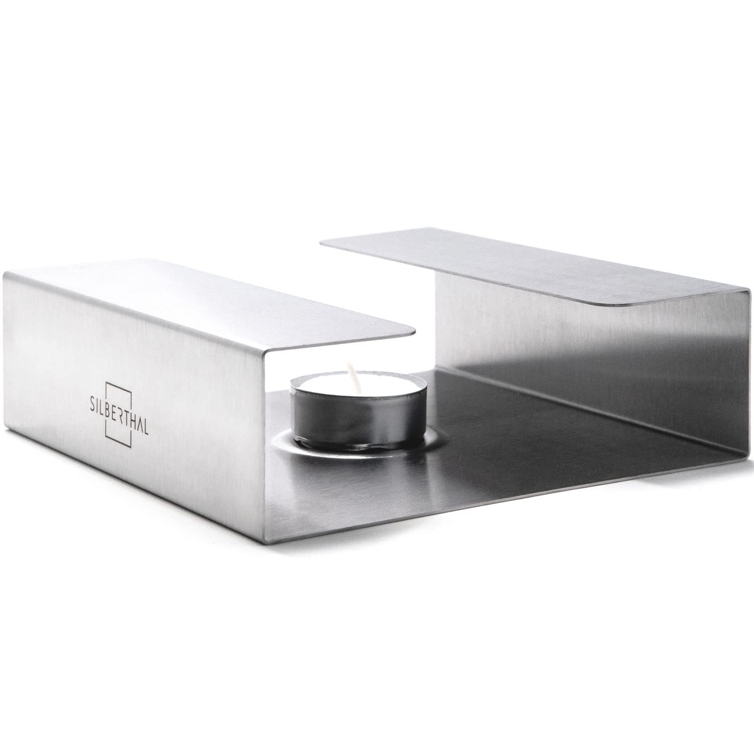 SILBERTHAL Stainless Steel Teapot Warmer - Elegant, Robust, Safe - Fits All Standard Tealights