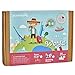 jackinthebox Educational Craft Kit for Kids - Around The World Themed 3 Activities-in-1 Gift for Boys and Girls Ages 5-8 Learning Stem Toys (3-in-1)