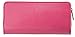 Isaac Mizrahi Womens Handbags Valerie Saffiano Leather Clutch Wallet Fuchsia Pink