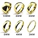 KONOV Mens Womens Stainless Steel Ring, 2mm, Comfort Fit Band, Size 9