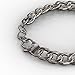Mens Hand Chain 14k Gold Dipped or Silver Steel Curb Chain Bracelet - Charitable by Benevolence LA