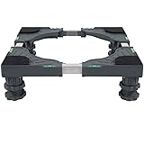 YULEMY Universal Mobile Base Dorm Fridge Stand Washing Machine Base with 4 Strong Feet Multi-Functional Movable Adjustable Ba