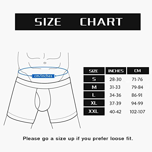 ADOLPH Men's Boxer Briefs 5 Pack No Ride-up Breathable Comfortable Cotton Underwear - Thumbnail 6