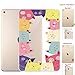 iPad Mini 4 Case, iPad Mini 4 Soft Clear Case, Doramifer Childhood Series Protective Case [Anti-Slip] [Good Grip] [Ultra Thin] with Aesthetic 3D Print Soft Back Cover for iPad Mini 4 (Cats Party)
