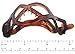 Parcelona Honey Comb Tortoise Shell Brown No Metal Ponytail Holder Hair Clip Barrette for Thick Hair