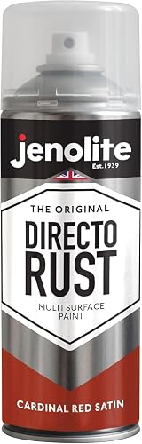 Jenolite Directorust Satin Spray Paint Cardinal Red 400ml Direct To Rust view 9