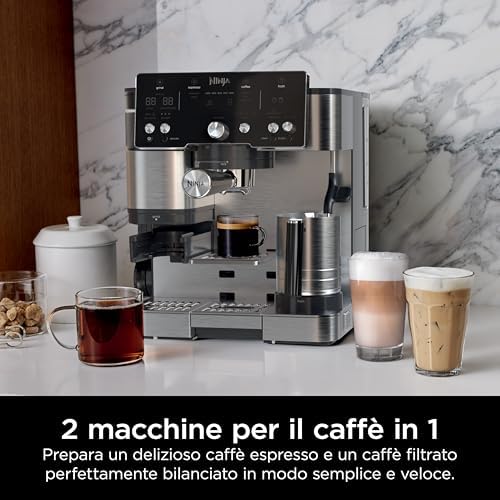 Luxe Essential, Macchina da Caffè, 2 in 1, Argento, ES501EU