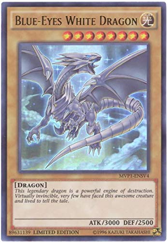 YU-GI-OH! Blue-Eyes White Dragon - Ultra Rare - Limited Edition - Collectible Card - Trading Card - 1 Piece