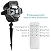 Snowfall Led Lights, Yoyokit Rotating Waterproof Snowflake Outdoor Projector Lights with Wireless Remote for Patio,Garden,Halloween,Christmas,Holiday,Wedding,Party (Size 2)