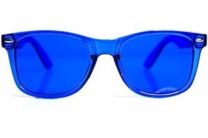 GloFX Blue Color Therapy Glasses Chakra Glasses Relax Glasses