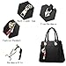 YoLin Handbags for Women Ladies Purses Messenger Bags Classy Tote Bag Designer Satchel Black