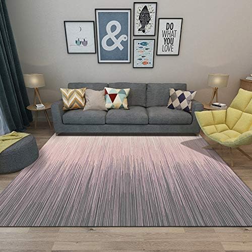 TYSYA Modern Style Area Rug Gradient Design Home Decoration Short-pile Soft Non-Slip Carpet Great for Living Room Bedroom,B,80x120cm
