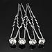20pcs Women's Fashion Bridal Crystal Rhinestone Diamante Hair Pins Clips Sliver