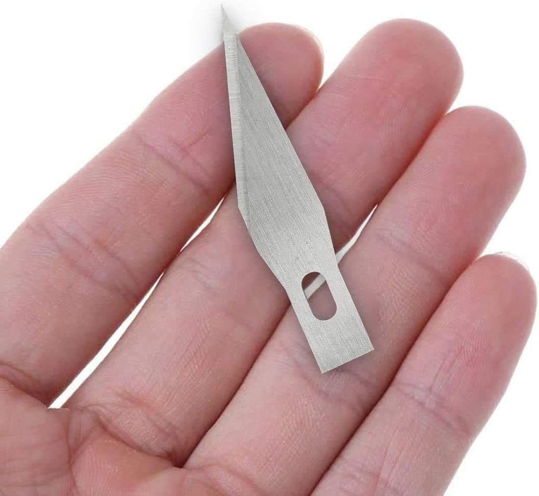 200 PCS Exacto Knife Blades, High Carbon Steel 11 Refill Exacto Art