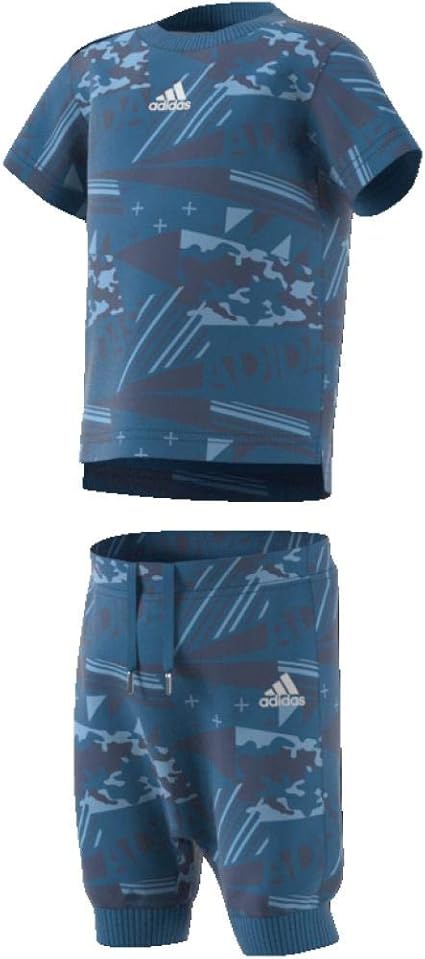 Adidas I Sset Print B Survetement Bebe Ninos S Bleu Blanc Azucen Azretr Indnob Blanco Amazon Fr Sports Et Loisirs