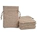 Mudder Burlap Bags with Drawstring Gift Bags for Wedding Party and DIY Craft, 4.5 x 3.5 Inch, Lot of 20
