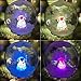 Lighted Angel Christmas Ball Ornament - Message 'I Love You to The Moon and Back' - Inside an Angel Holding a Red Heart - LED Light Up - 4-Hour Timer Included - 4