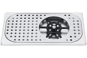 EJOYOUS Glass Rinser, Stainless Steel Milk Jug Tea Cup Washer Cleaner Pitcher Rinser Sink Attachment for Home Kitchen Bar Coffee Shop