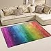 Sunlome Rainbow Color Area Rug Rugs Non-Slip Indoor Outdoor Floor Mat Doormats for Home Decor 31 x 20 inches