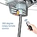 1PLUS HDTV Antenna Outdoor 150 Miles Range 360°Rotation Outdoor TV Antenna with Wireless Remote for Roof High Crystal Performance