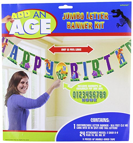 Prehistoric Party Jumbo Add-An-Age
