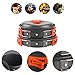 AHCSMRE Camping Cookware Mess Kit with Portable Stove|17 Pcs Camping Cooking Set Backpacking Gear & Hiking Outdoors Bug Out Bag Cooking Equipment Cookset | Lightweight, Compact, Durable Pot Pan Bowlsthumb 2