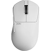 Pulsar Gaming Gears X3 Wireless Gaming Mouse, Hybrid Ergonomic, Lightweight 55g, XS-1 Flagship Sensor 32K DPI, Optical Switch