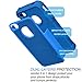 iPhone 5S Case, iPhone SE Case, Tekcoo(TM) [Tmajor Series] [Navy Blue] iPhone 5 5S SE 5SE Case Shock Absorbing Hybrid Defender Rugged Cover Skin Shell Hard Plastic Outer & Rubber Silicone Inner