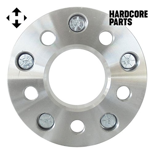 5pc Wheel Spacer Adapters 1.25" (32mm) 5x45 to 5x5 + 25 Chrome 1/2-20 Acorn Nuts - Fits Jeep CJ Wrangler JK TJ YJ - Thumbnail 6