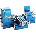 Mini Metal Lathe Machine CNC DIY Tool Benchtop Wood Lathes Motorized Motor Woodworking for Hobby Sience Education Modelmaking 24W 20000 rpm